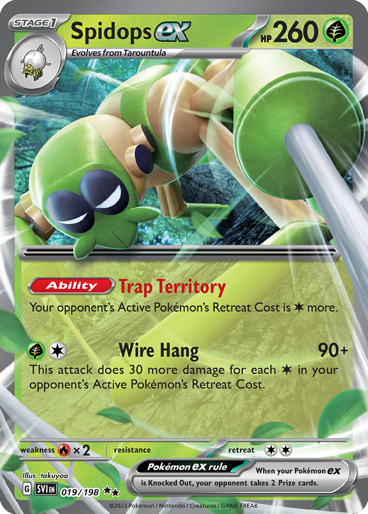 19/198 [SV1] Spidops ex - Double Rare