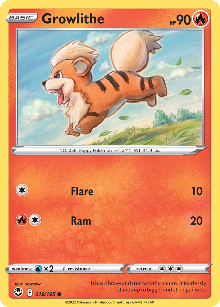 19/195 [SIT] Growlithe - Common