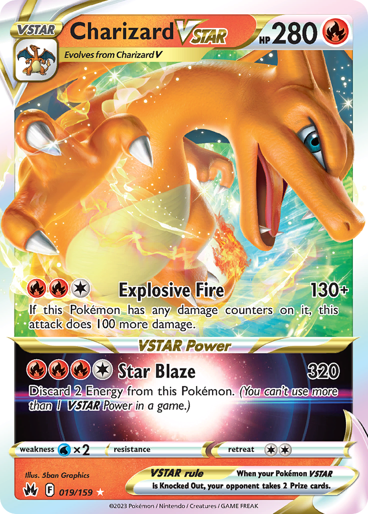 19/159 [CRZ] Charizard VSTAR - Rare Holo VSTAR