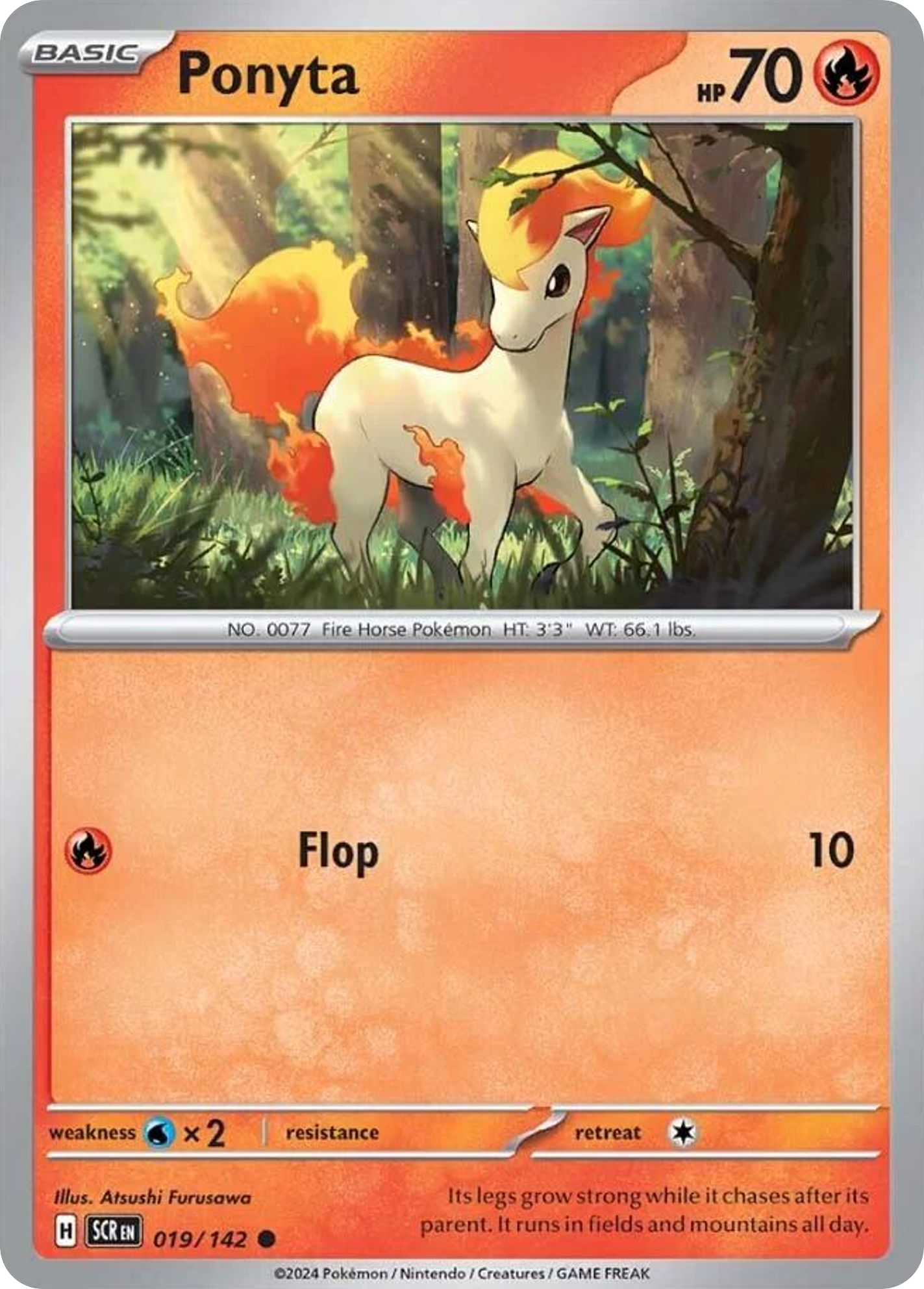 19/142 [SCR] Ponyta - Common