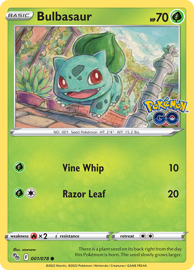 1/78 [PGO] Bulbasaur - Common