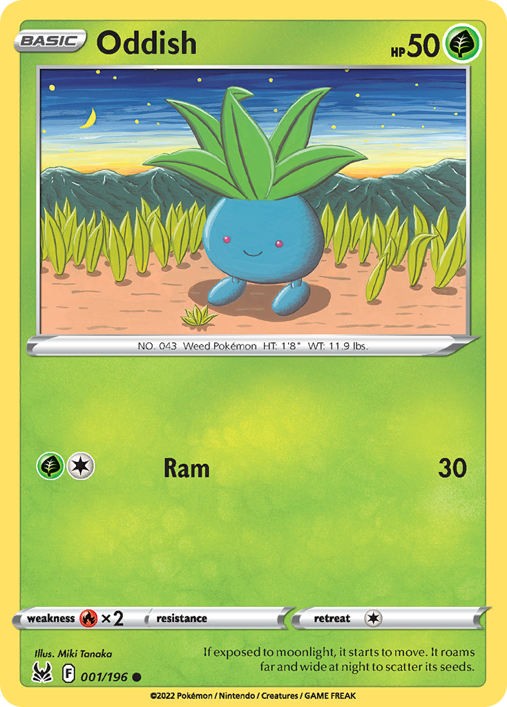 1/196 [LOR] Oddish - Common