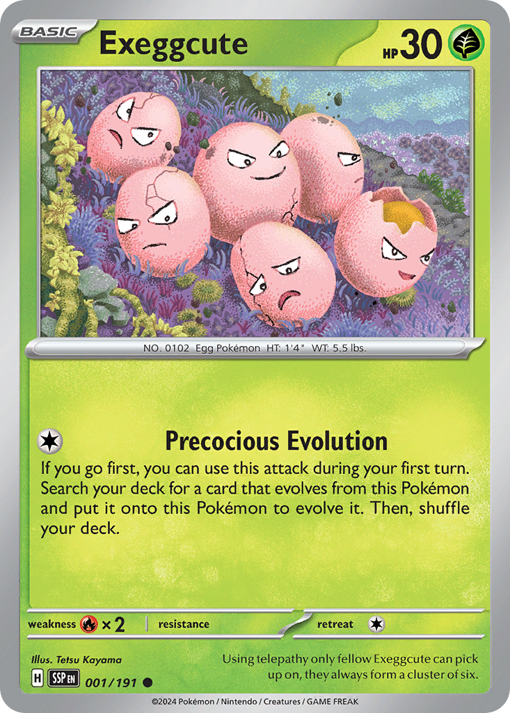 1/191 [SSP] Exeggcute - Common
