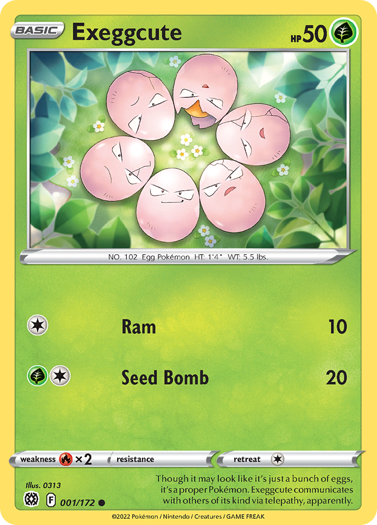 1/172 [BRS] Exeggcute - Common