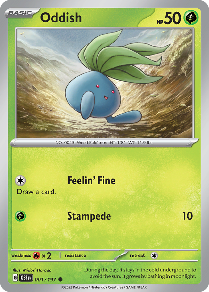 1/197 [SV3] Oddish - Common