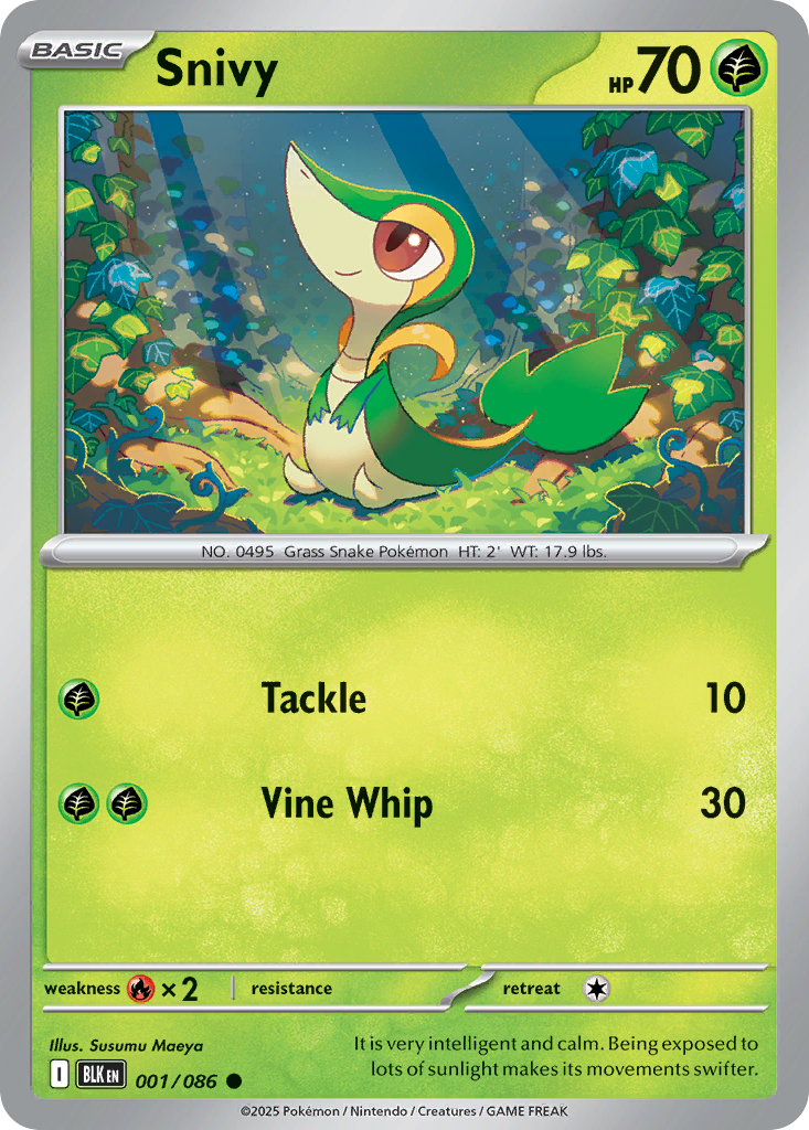 1/86 [BLK] Snivy - Common