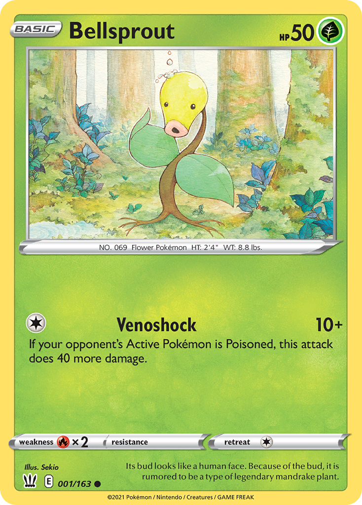 1/163 [BST] Bellsprout - Common