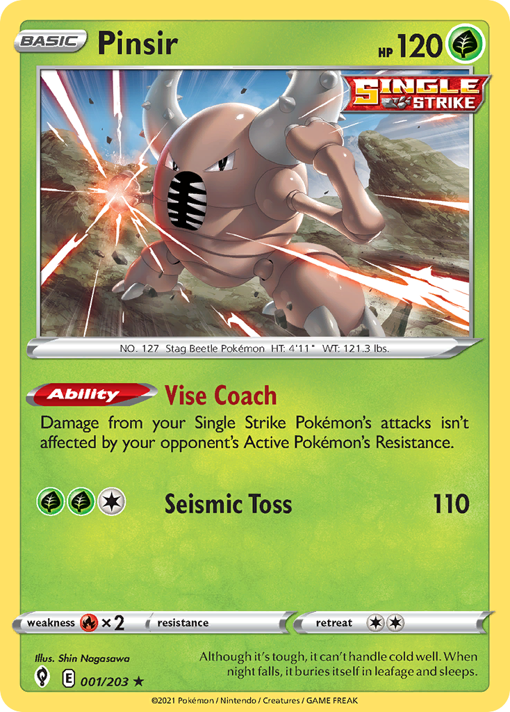 1/203 [EVS] Pinsir - Rare