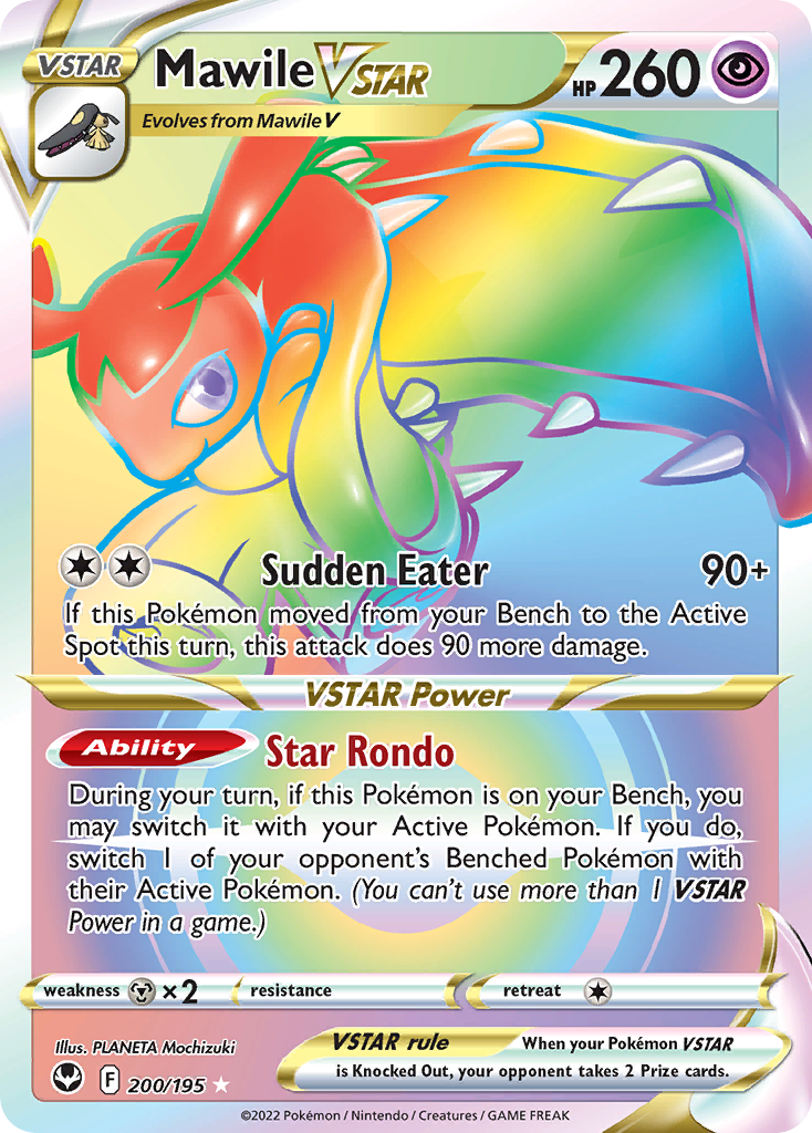 200/195 [SIT] Mawile VSTAR - Rare Rainbow