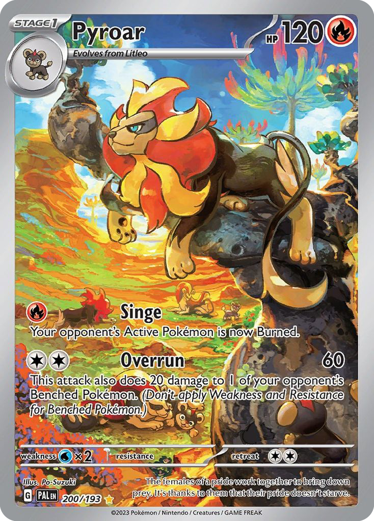 200/193 [SV2] Pyroar - Illustration Rare
