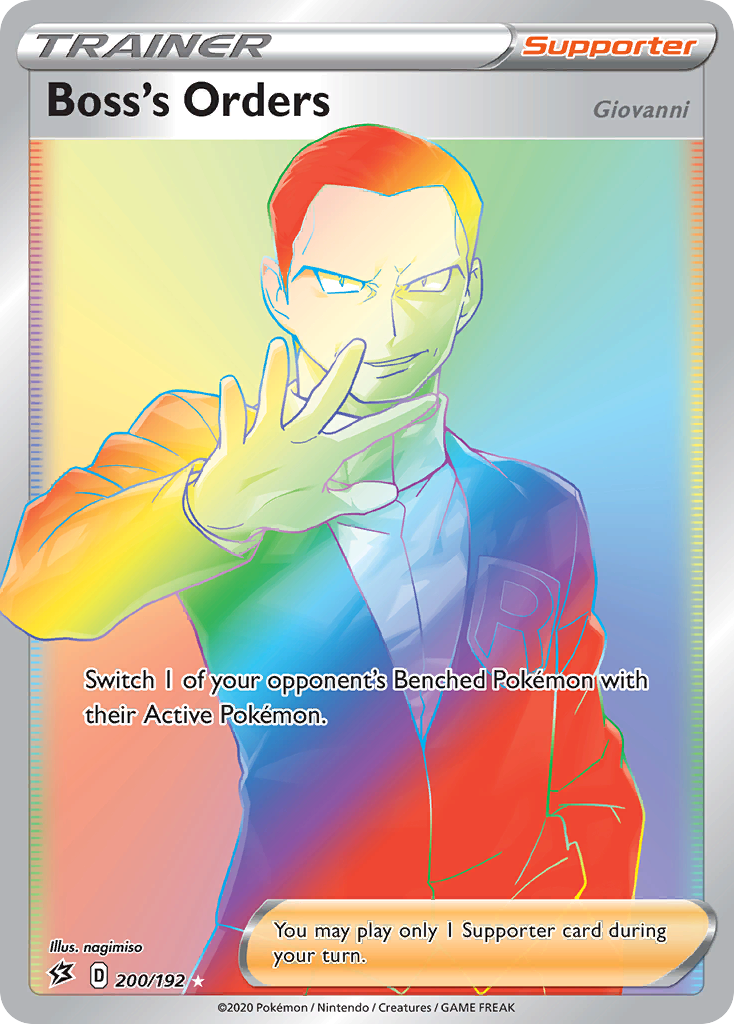 200/192 [RCL] Boss's Orders - Rare Rainbow