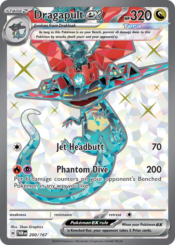200/167 [TWM] Dragapult ex - Ultra Rare
