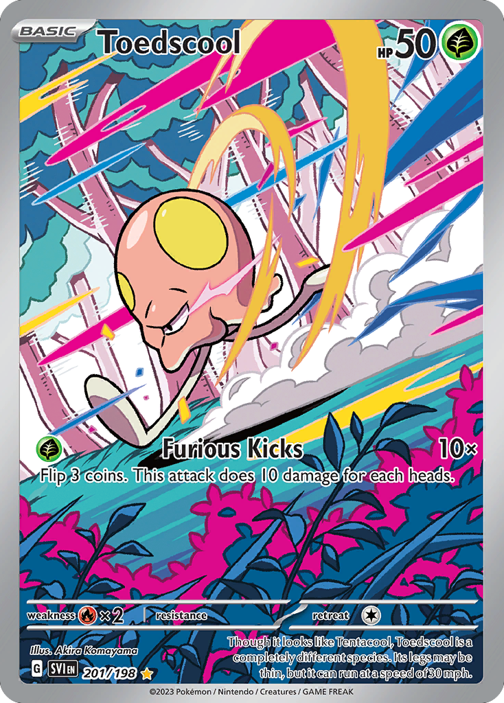 201/198 [SV1] Toedscool - Illustration Rare