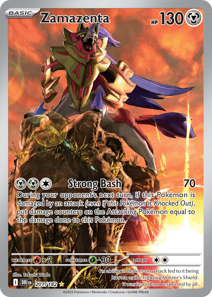 201/182 [DRI] Zamazenta - Illustration Rare