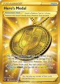 201/185 [VIV] Hero's Medal - Rare Secret