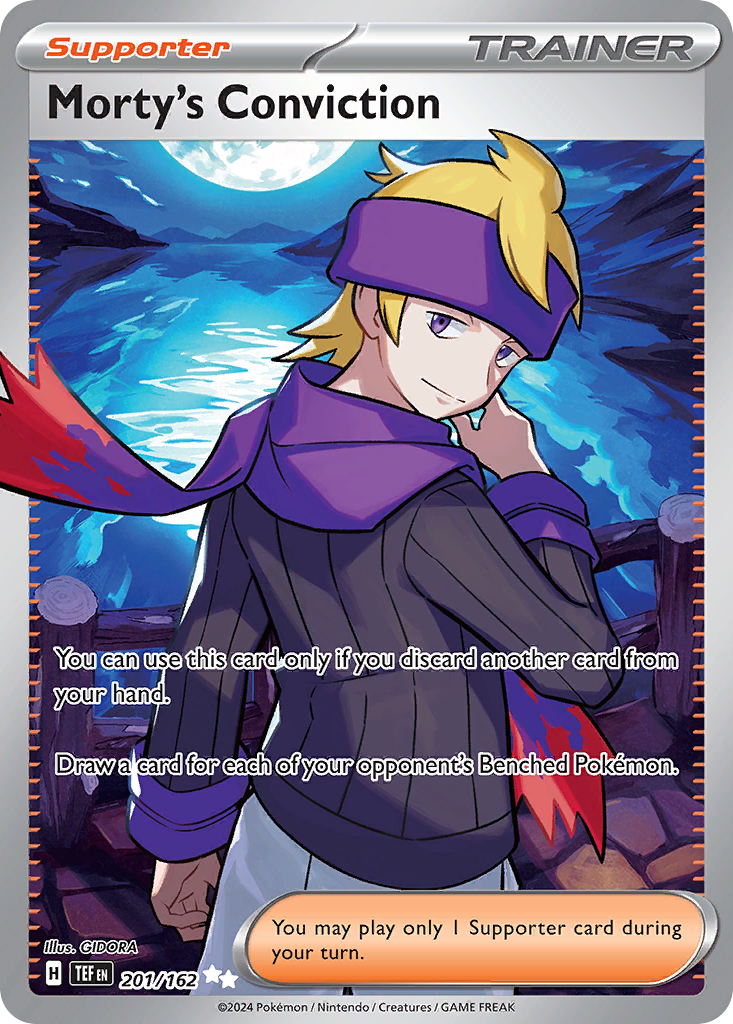 201/162 [TEF] Morty's Conviction - Ultra Rare