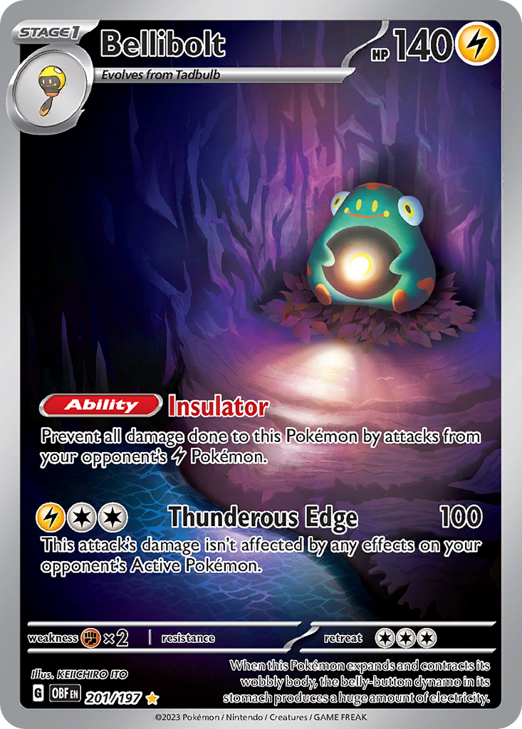 201/197 [SV3] Bellibolt - Illustration Rare