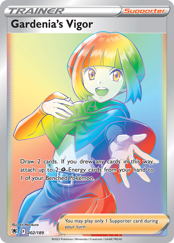 202/189 [ASR] Gardenia's Vigor - Rare Rainbow