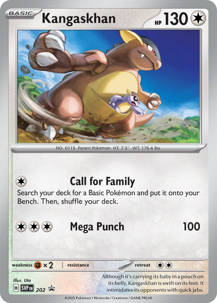202/215 [SVP] Kangaskhan - Promo