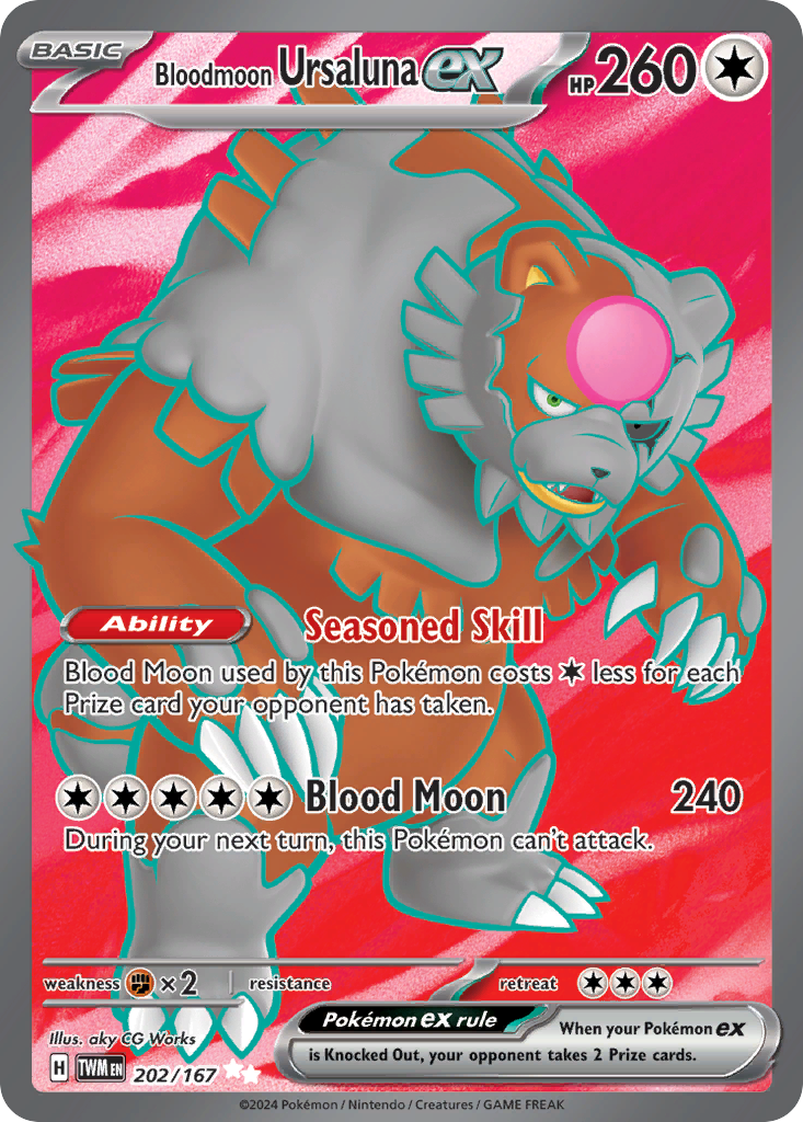202/167 [TWM] Bloodmoon Ursaluna ex - Ultra Rare