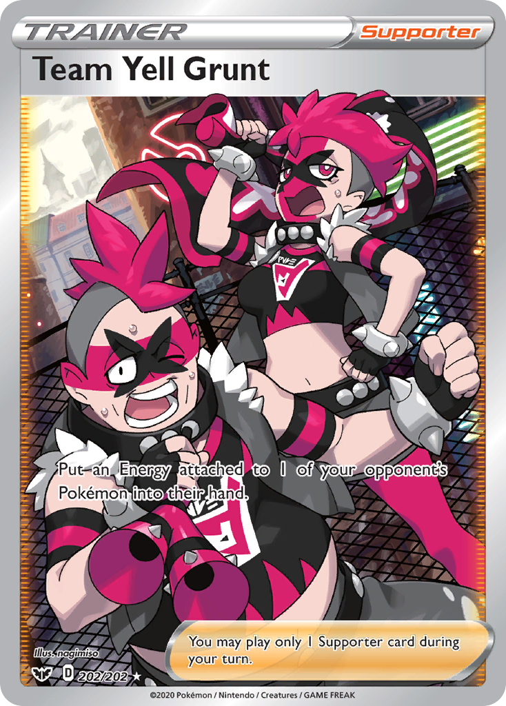 202/202 [SSH] Team Yell Grunt - Rare Ultra