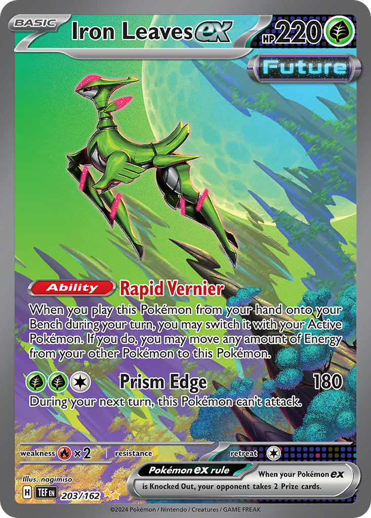 203/162 [TEF] Iron Leaves ex - Special Illustration Rare
