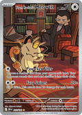 203/182 [DRI] Team Rocket's Meowth - Illustration Rare