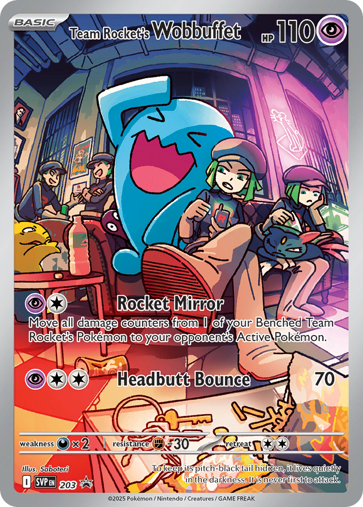 203/215 [SVP] Team Rocket's Wobbuffet - Promo