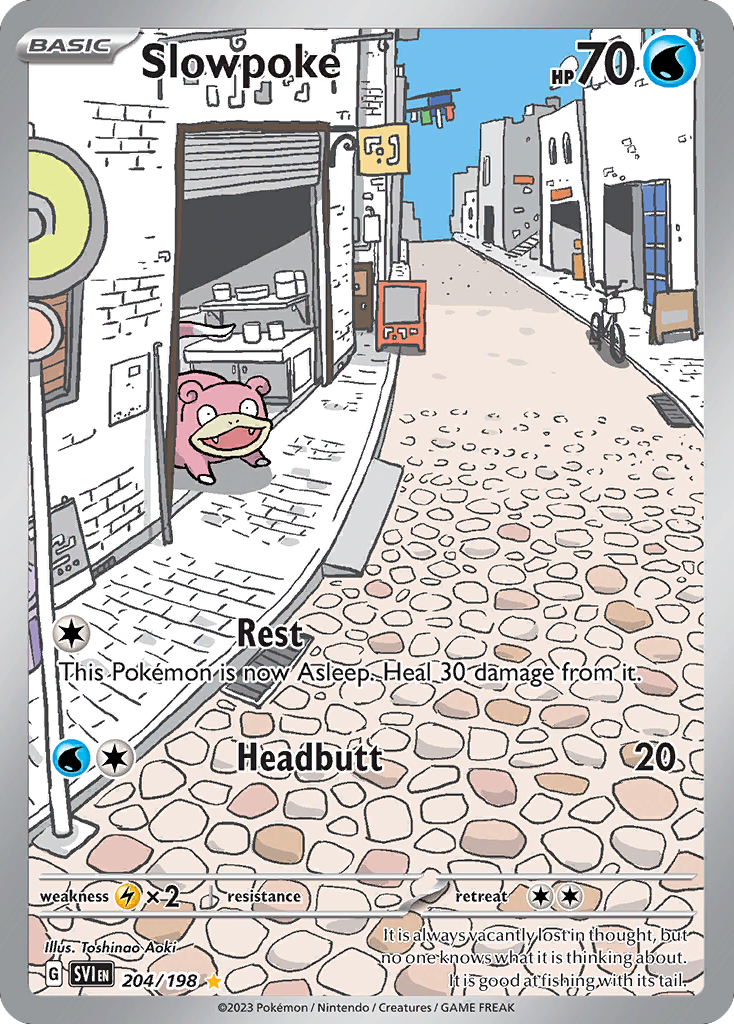 204/198 [SV1] Slowpoke - Illustration Rare