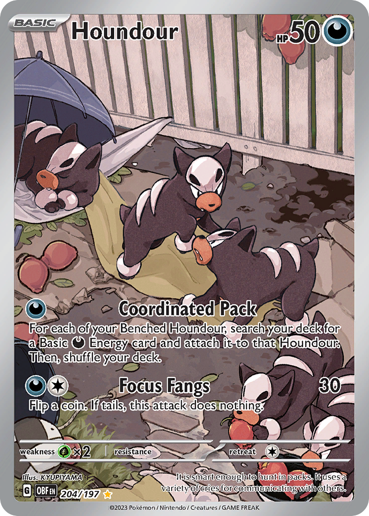 204/197 [SV3] Houndour - Illustration Rare