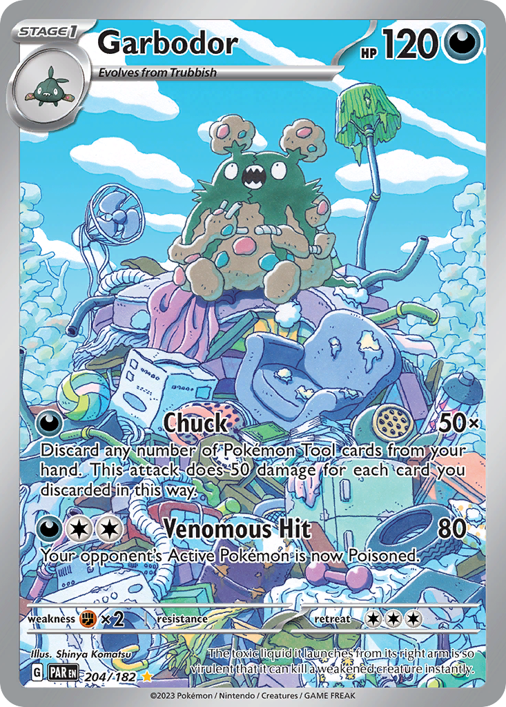 204/182 [SV4] Garbodor - Illustration Rare
