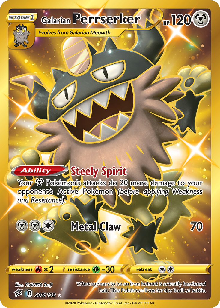 205/192 [RCL] Galarian Perrserker - Rare Secret