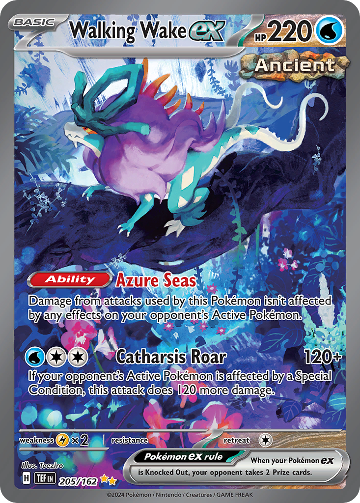 205/162 [TEF] Walking Wake ex - Special Illustration Rare