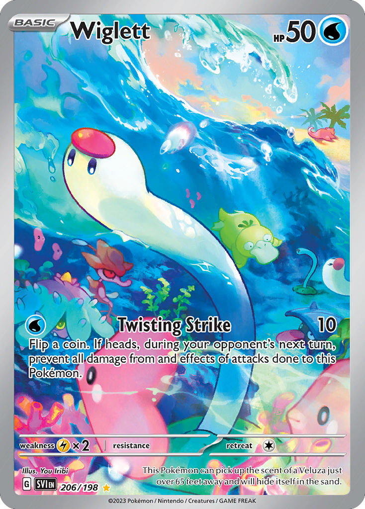 206/198 [SV1] Wiglett - Illustration Rare