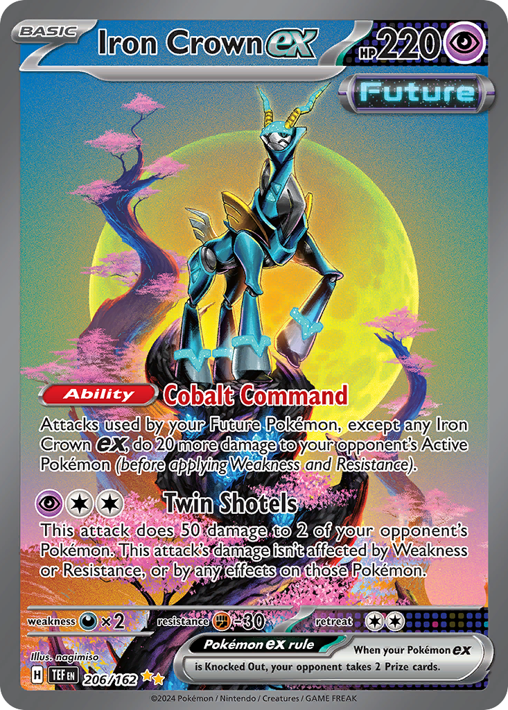 206/162 [TEF] Iron Crown ex - Special Illustration Rare