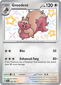 206/91 [SV4PT5] Greedent - Shiny Rare