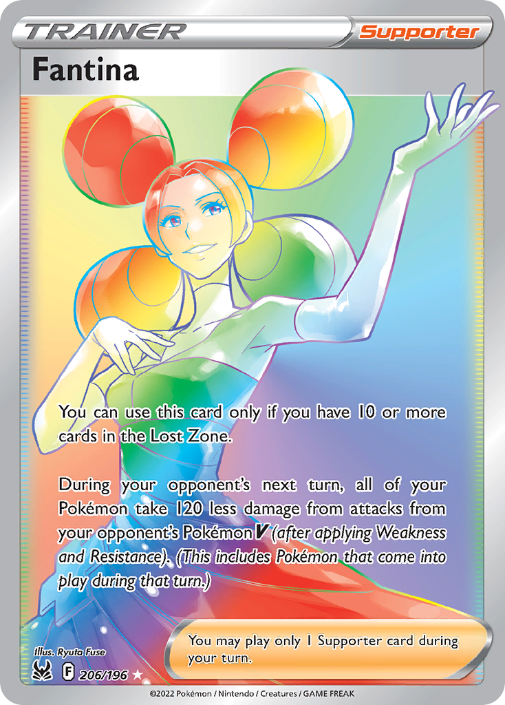 206/196 [LOR] Fantina - Rare Rainbow