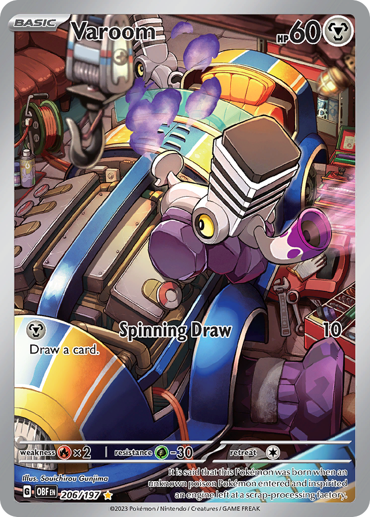 206/197 [SV3] Varoom - Illustration Rare
