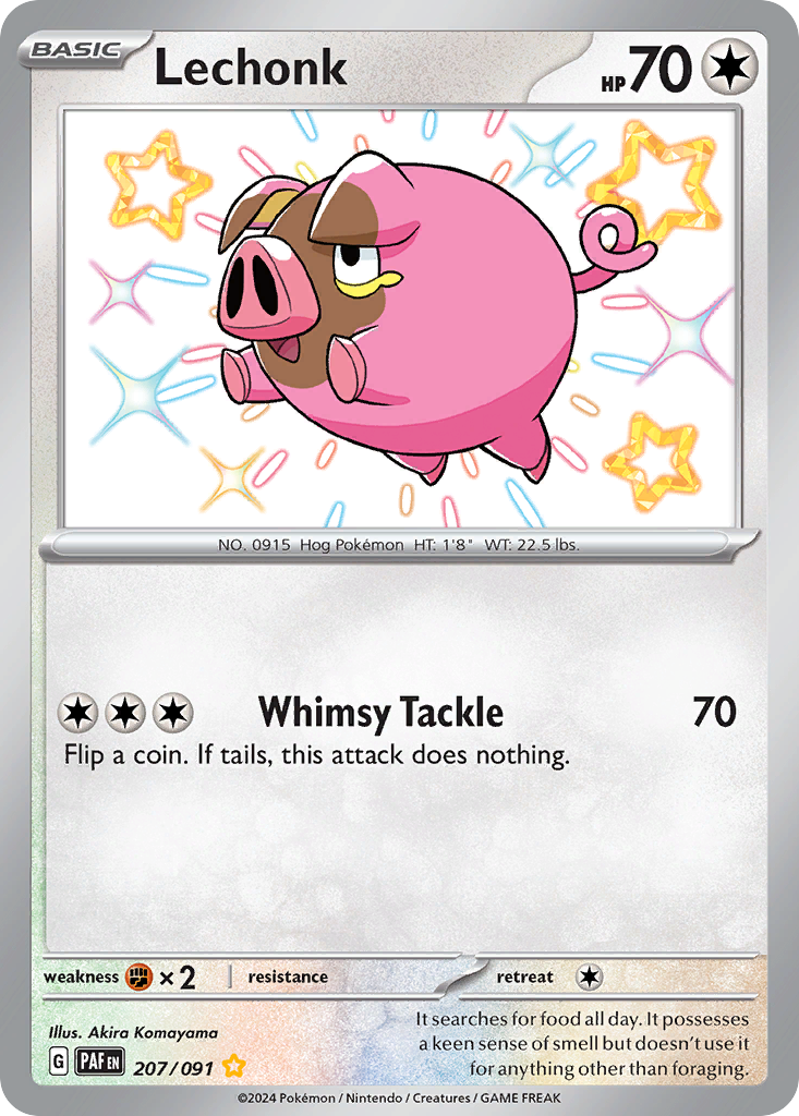 207/91 [SV4PT5] Lechonk - Shiny Rare