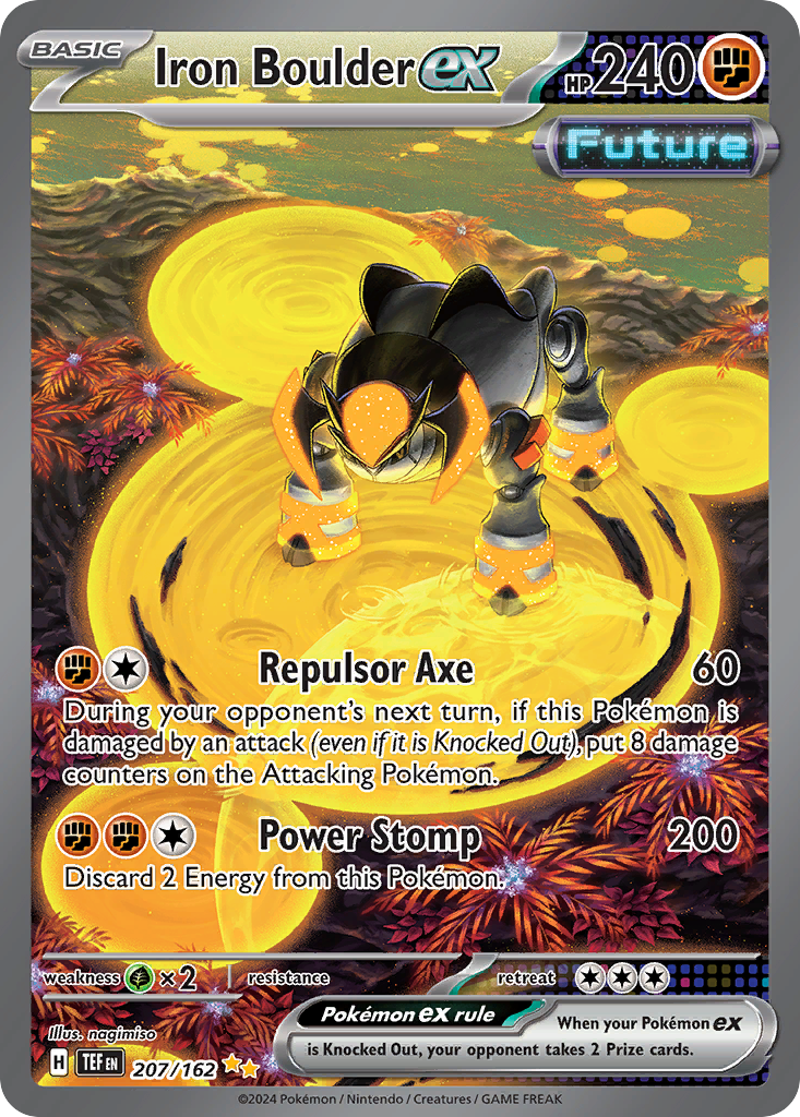 207/162 [TEF] Iron Boulder ex - Special Illustration Rare