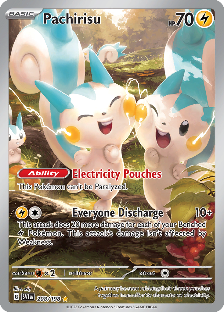 208/198 [SV1] Pachirisu - Illustration Rare