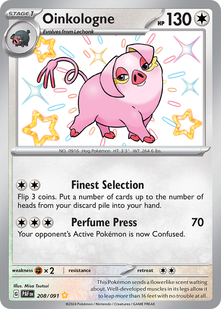 208/91 [SV4PT5] Oinkologne - Shiny Rare