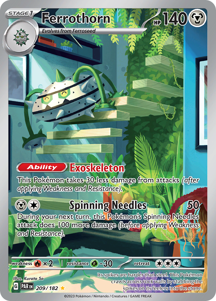 209/182 [SV4] Ferrothorn - Illustration Rare