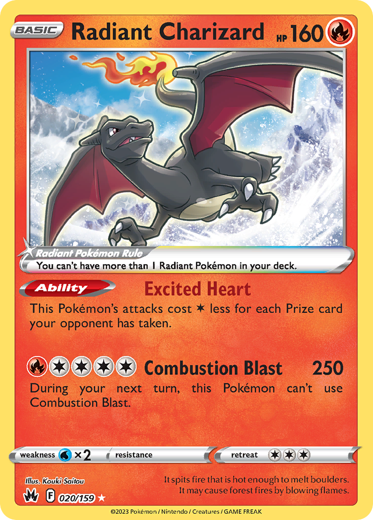 20/159 [CRZ] Radiant Charizard - Radiant Rare