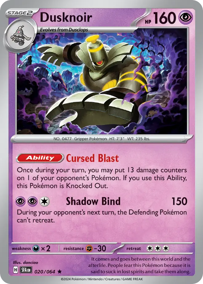 20/64 [SFA] Dusknoir - Rare