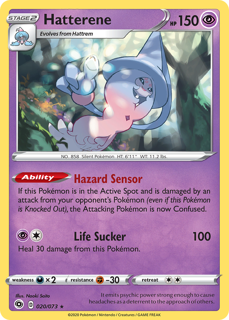 20/73 [CPA] Hatterene - Rare Holo