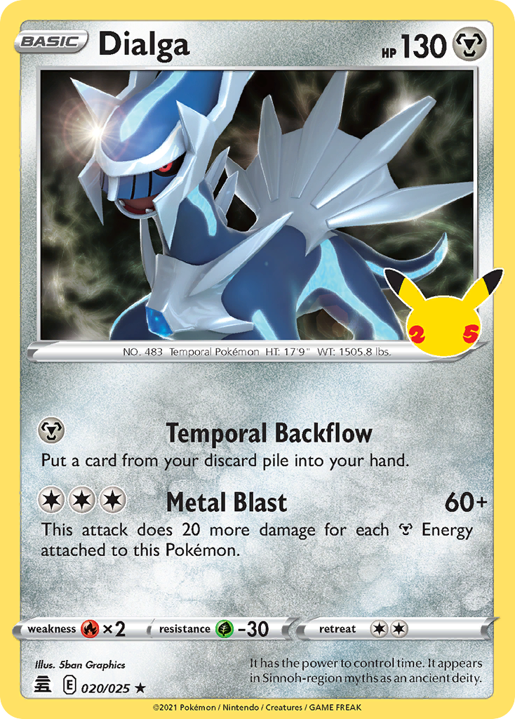 20/25 [CEL] Dialga - Rare
