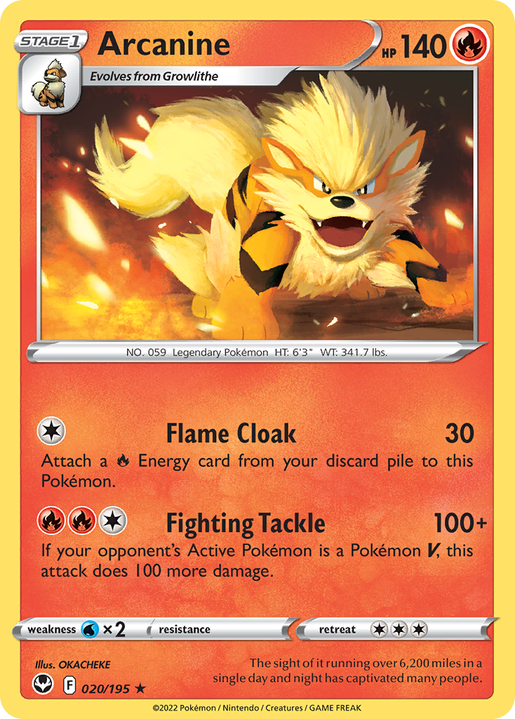 20/195 [SIT] Arcanine - Rare