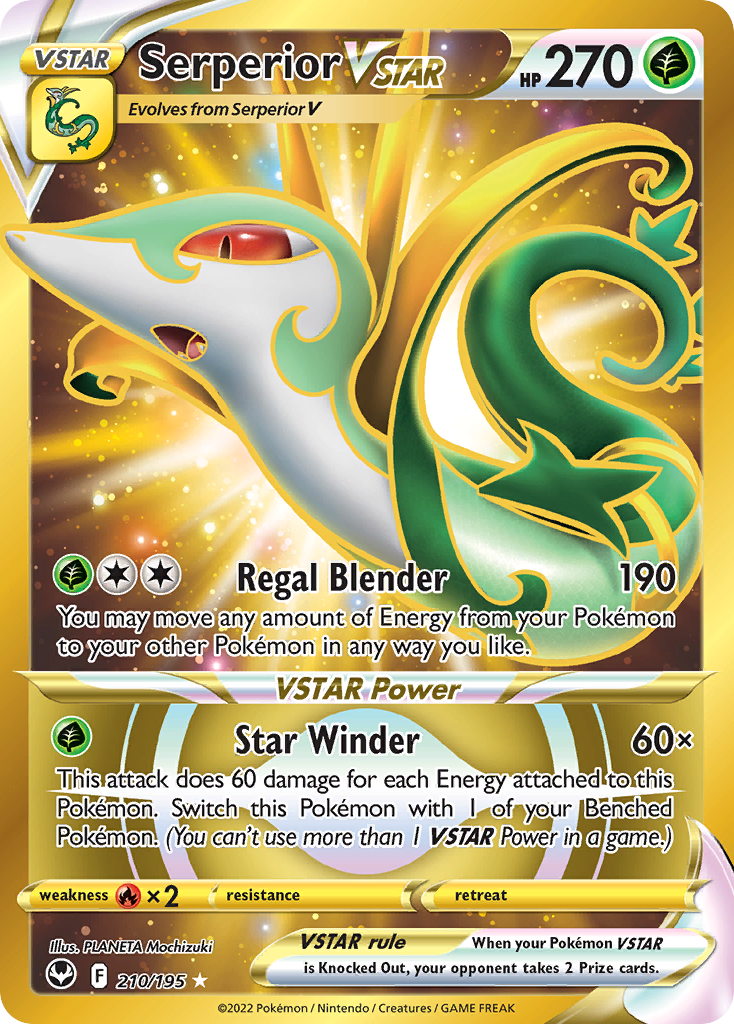 210/195 [SIT] Serperior VSTAR - Rare Secret