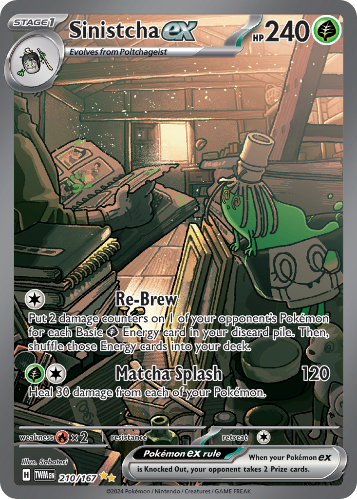 210/167 [TWM] Sinistcha ex - Special Illustration Rare